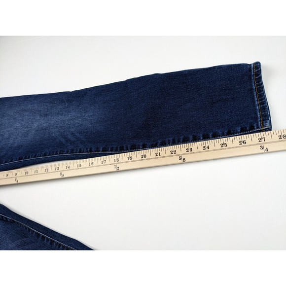 Kut From The Kloth Women's Toothpick Skinny Jeans Straight Leg Dark Wash size 8S - Picture 9 of 11